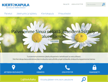 Tablet Screenshot of kiertokapula.fi